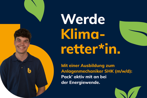 Werbeanzeige zur Ausbildung zum Anlagenmechaniker SHK